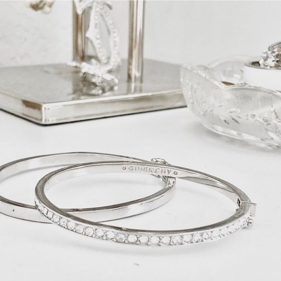 Givenchy Silk Crystal Element Bangle Bracelet - Picture 2 of 3